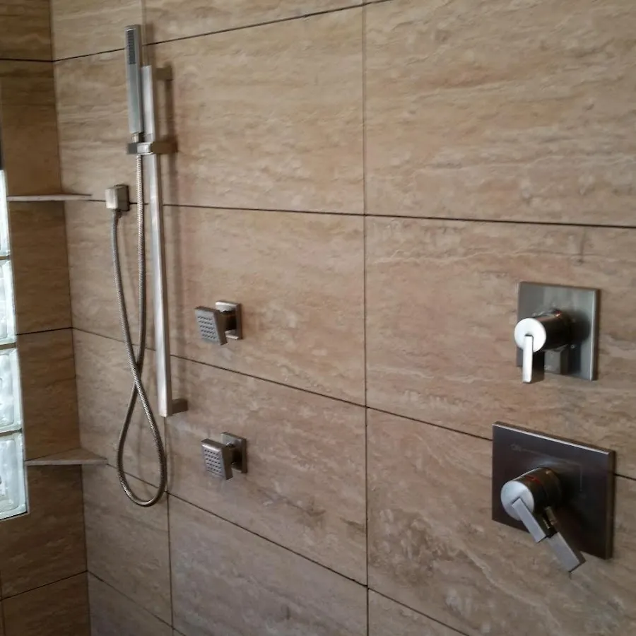 Shower fixture installation for Water Heater Replacement in Greenwood